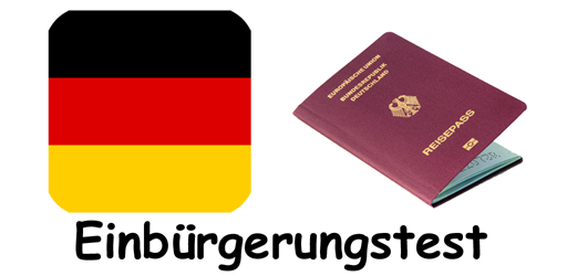 Banner de "Einburgerungstest 2019"